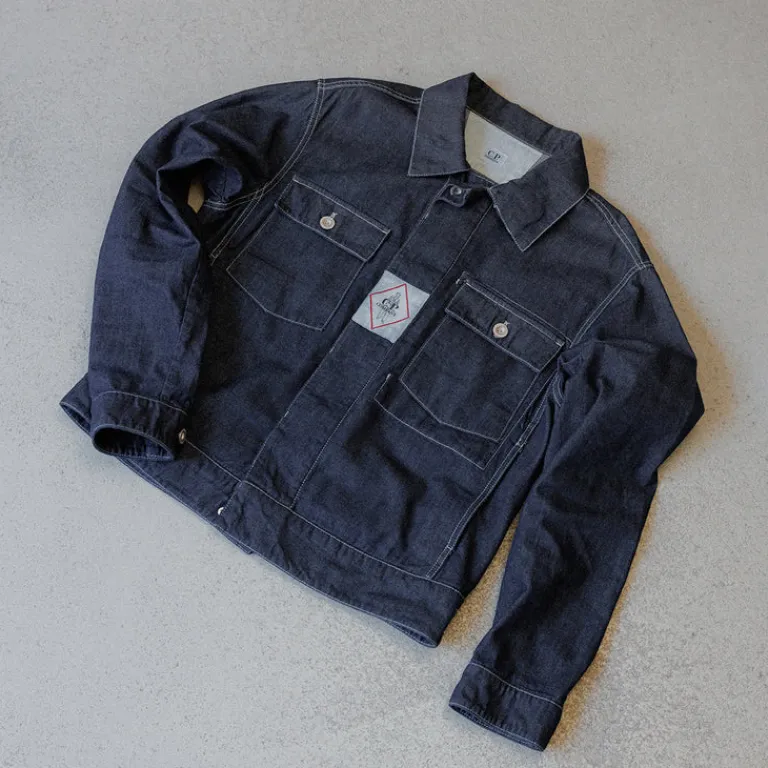 C.P. Company Gilets*3/1 Short Jacket Denim