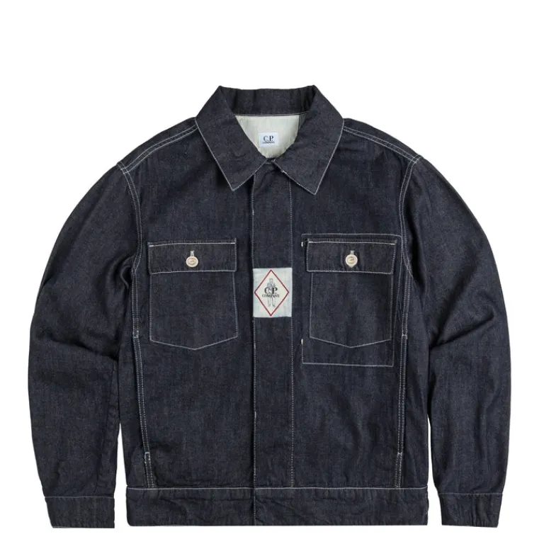 C.P. Company Gilets*3/1 Short Jacket Denim