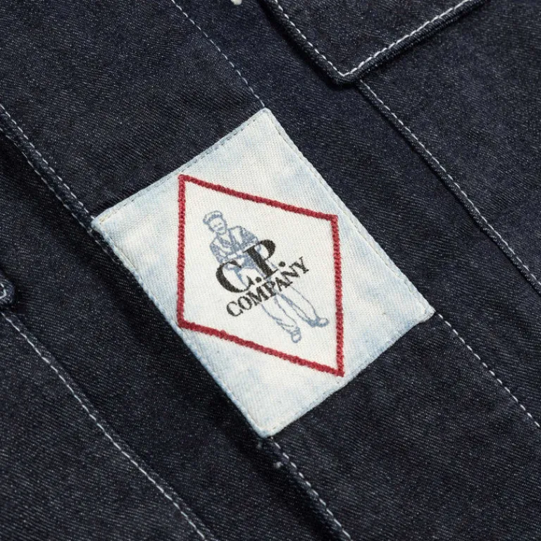 C.P. Company Gilets*3/1 Short Jacket Denim