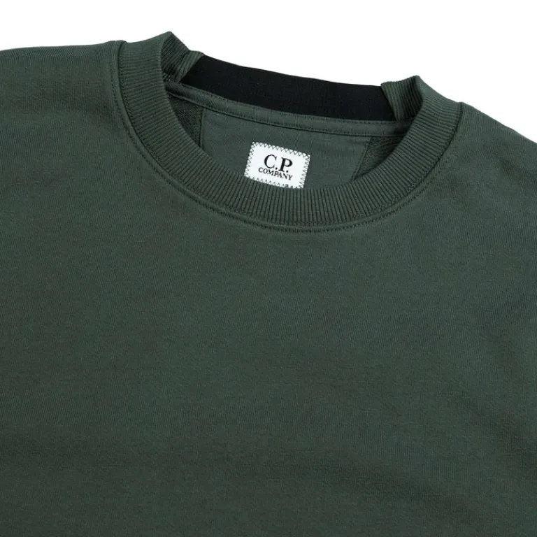 C.P. Company Pullover*Diagonal Raised Fleece Sweatshirt Dark Shadow