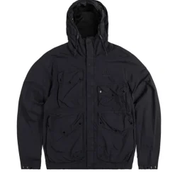 C.P. Company Gilets*Flatt Nylon Goggle Jacket Total Eclipse