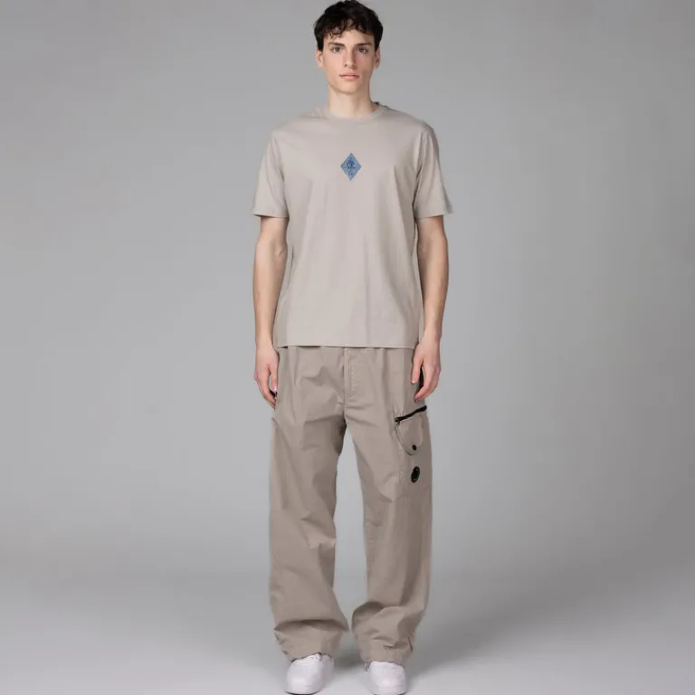 C.P. Company Pantalons*Microreps Boxy Cargo Lens Pants Vintage Khaki