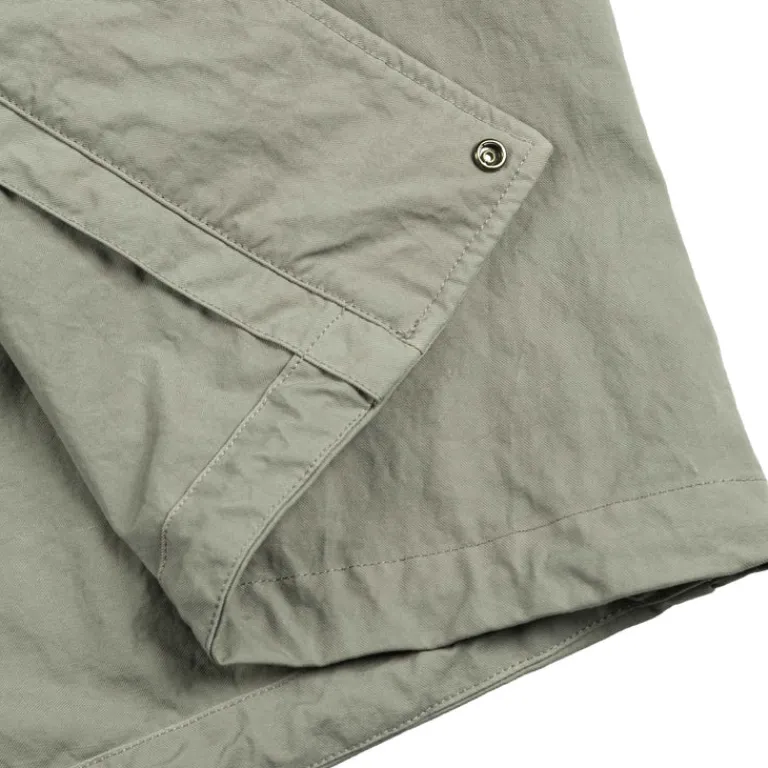 C.P. Company Gilets*Outerwear Long Twill Jacket Fallen Rock
