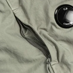 C.P. Company Gilets*Outerwear Long Twill Jacket Fallen Rock