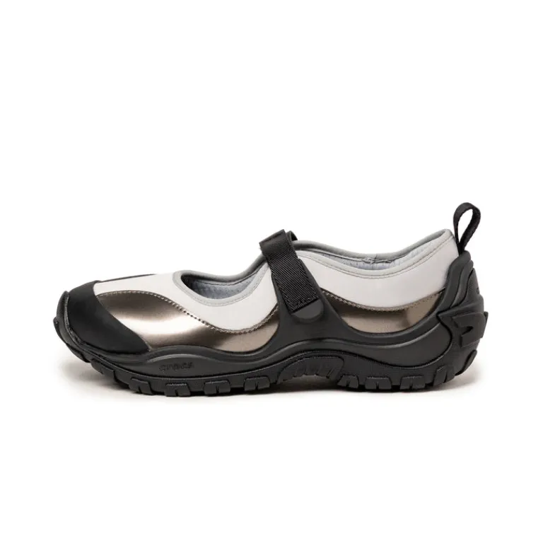 Crocs Sneakers Végétaliens|Ballerinas*Terre Ballet Black / Silver Metallic