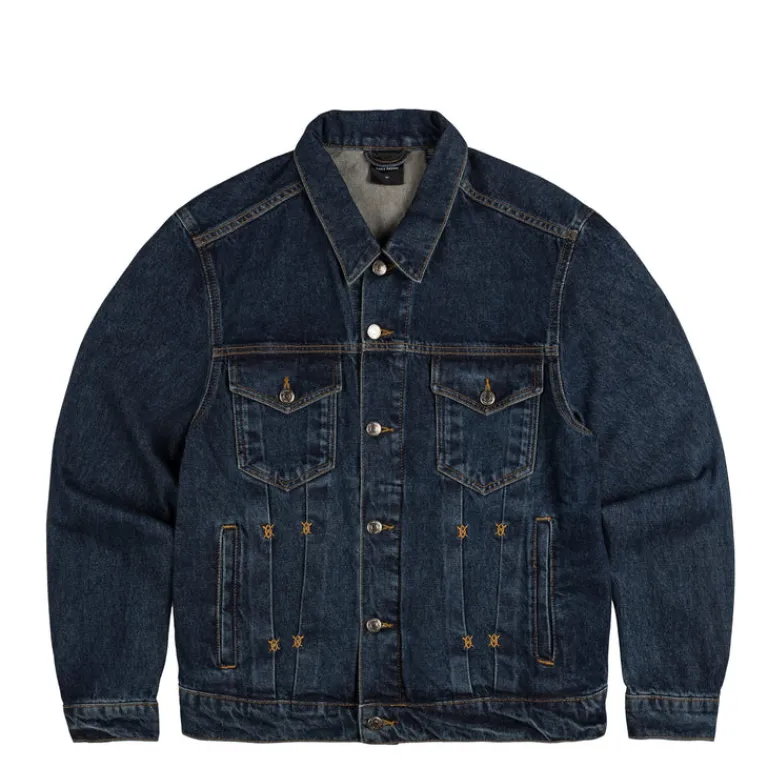 Daily Paper Gilets*Bomi Denim Jacket Blue