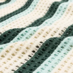 Daily Paper Tricot*Crochet V-Neck Sweater White