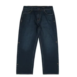 Daily Paper Pantalons*Indigo Washed Jeans Blue