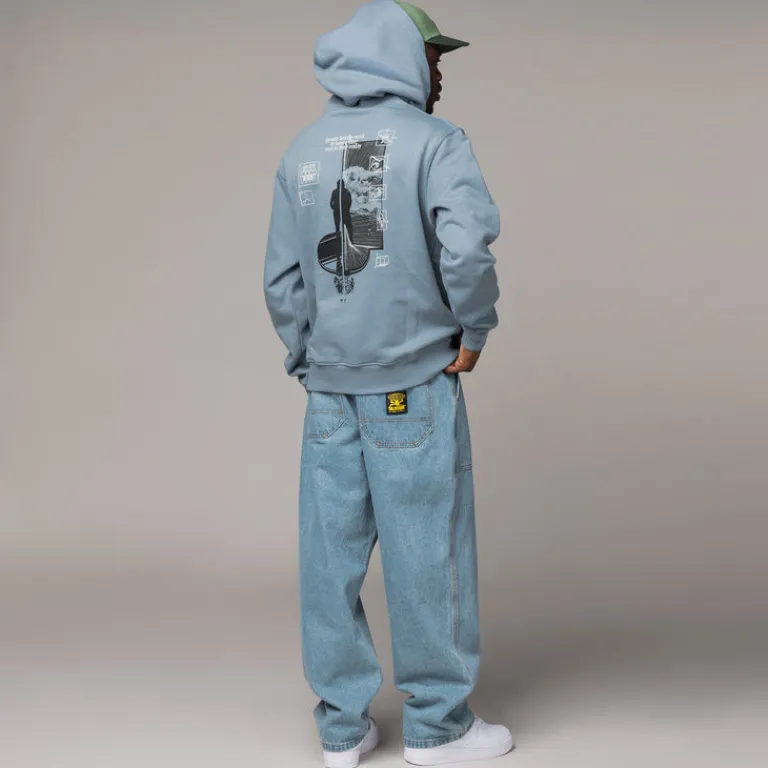 Daily Paper Sweats À Capuche*Mirror Hoodie Country Blue