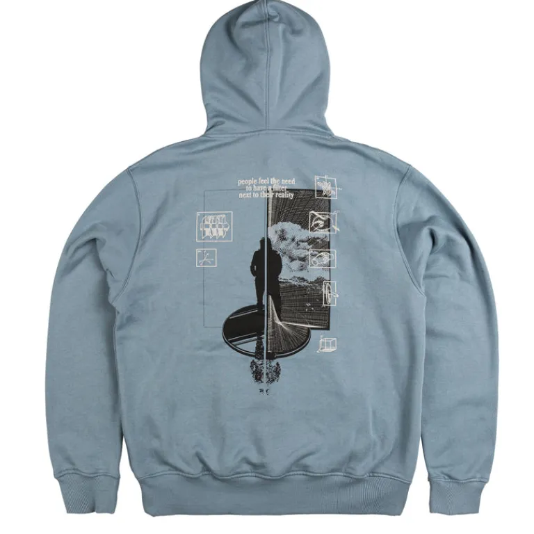 Daily Paper Sweats À Capuche*Mirror Hoodie Country Blue