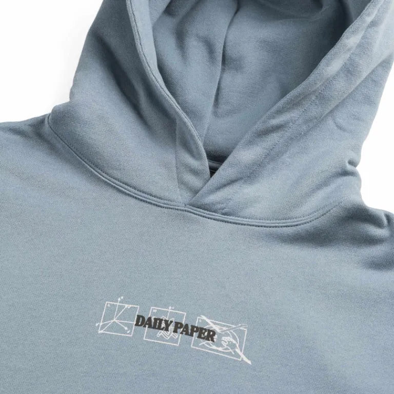 Daily Paper Sweats À Capuche*Mirror Hoodie Country Blue