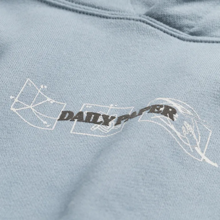 Daily Paper Sweats À Capuche*Mirror Hoodie Country Blue