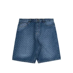 Daily Paper Shorts*Monogram Denim Shorts Blue