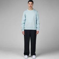 Daily Paper Pullover*Orbit Embroidered Sweater Light Blue