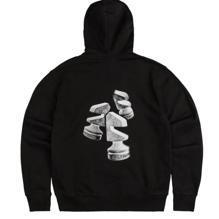 Daily Paper Sweats À Capuche*Overlooked Hoodie Black
