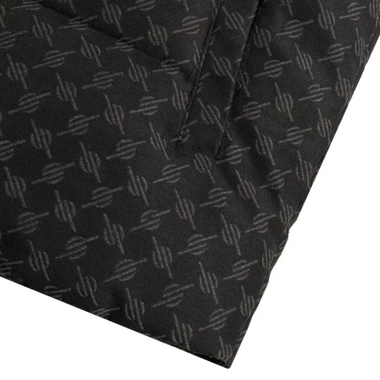 Daily Paper Vestes*Pondo Cotton Monogram Bodywarmer Black