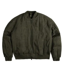 Daily Paper Gilets*Rasal Bomber Jacket Dark Green