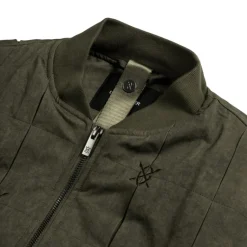 Daily Paper Gilets*Rasal Bomber Jacket Dark Green