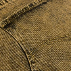 Dime Pantalons*Classic Baggy Denim Pants Overdyed Gold