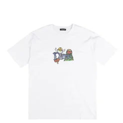 Dime T-Shirts*Classic Fuzzy T-Shirt White