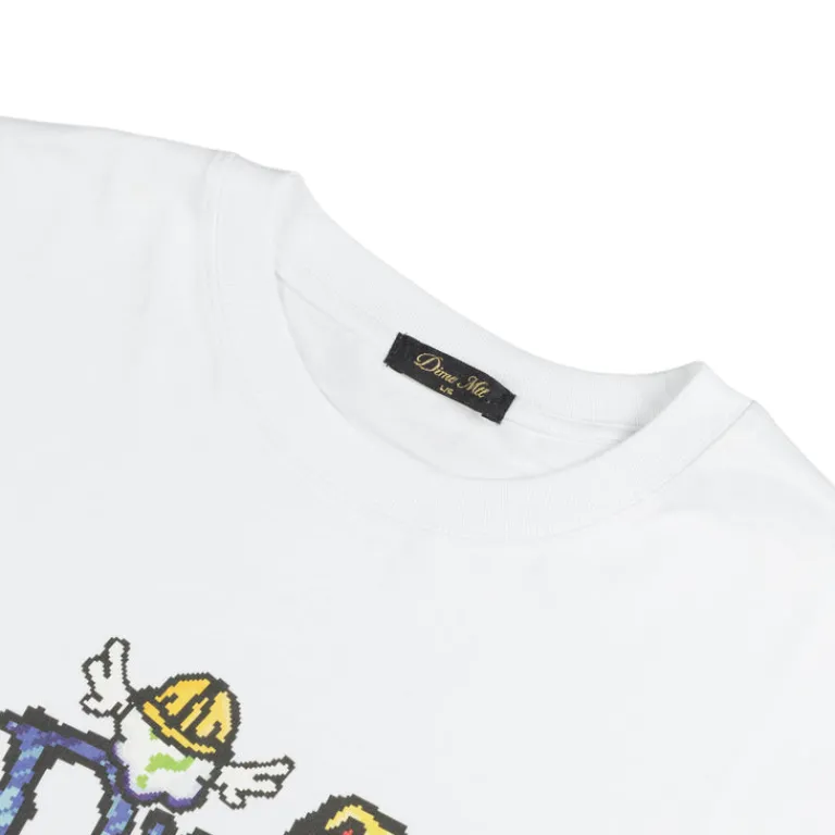 Dime T-Shirts*Classic Fuzzy T-Shirt White