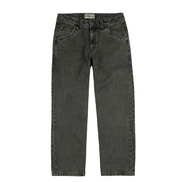 Dime Pantalons*Classic Relaxed Denim Pants (Faded Green)