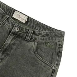 Dime Pantalons*Classic Relaxed Denim Pants (Faded Green)