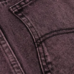 Dime Pantalons*Classic Relaxed Denim Pants Overdyed Plum