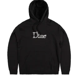 Dime Sweats À Capuche*Classic Shiny Hoodie Black