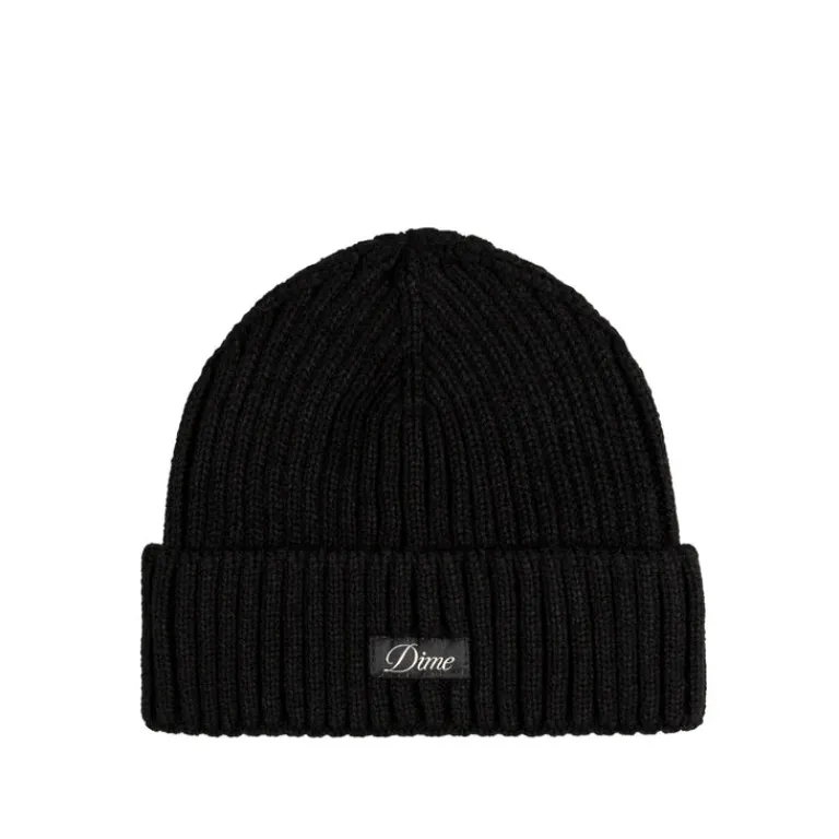 Dime Alle Anzeigen|Beanies*Cursive Fold Beanie Black / Cream