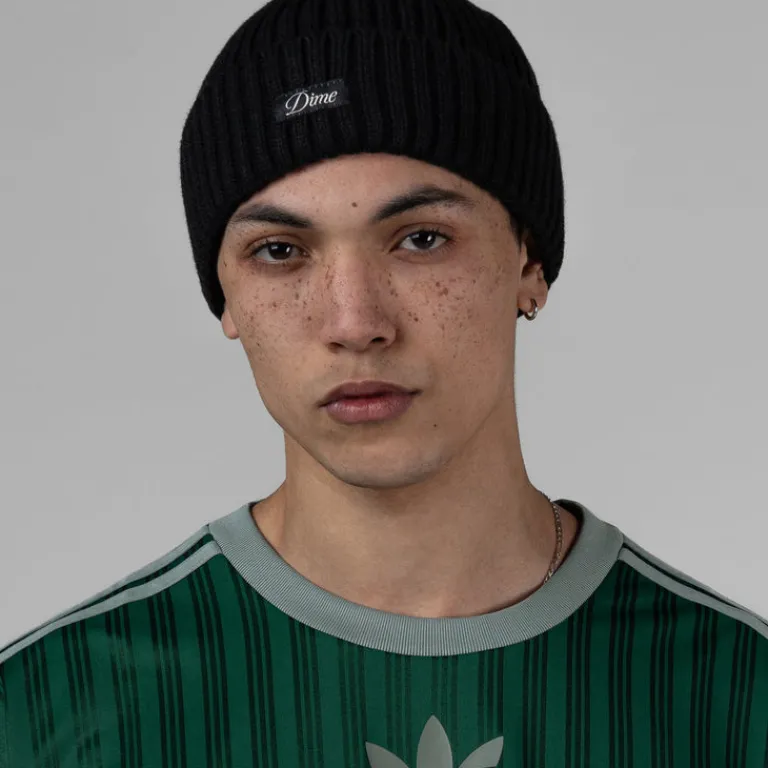 Dime Alle Anzeigen|Beanies*Cursive Fold Beanie Black / Cream