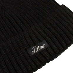 Dime Alle Anzeigen|Beanies*Cursive Fold Beanie Black / Cream