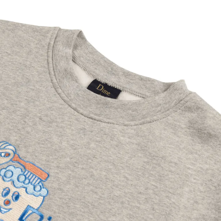 Dime Pullover*Dental Care Crewneck Heather Gray
