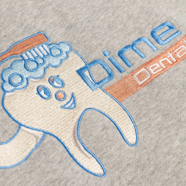 Dime Pullover*Dental Care Crewneck Heather Gray