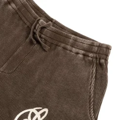 Dime Shorts*Fighter Waffle Shorts Brown Washed