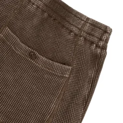 Dime Shorts*Fighter Waffle Shorts Brown Washed