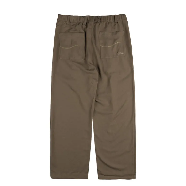 Dime Pantalons*Pleated Twill Pants Camel