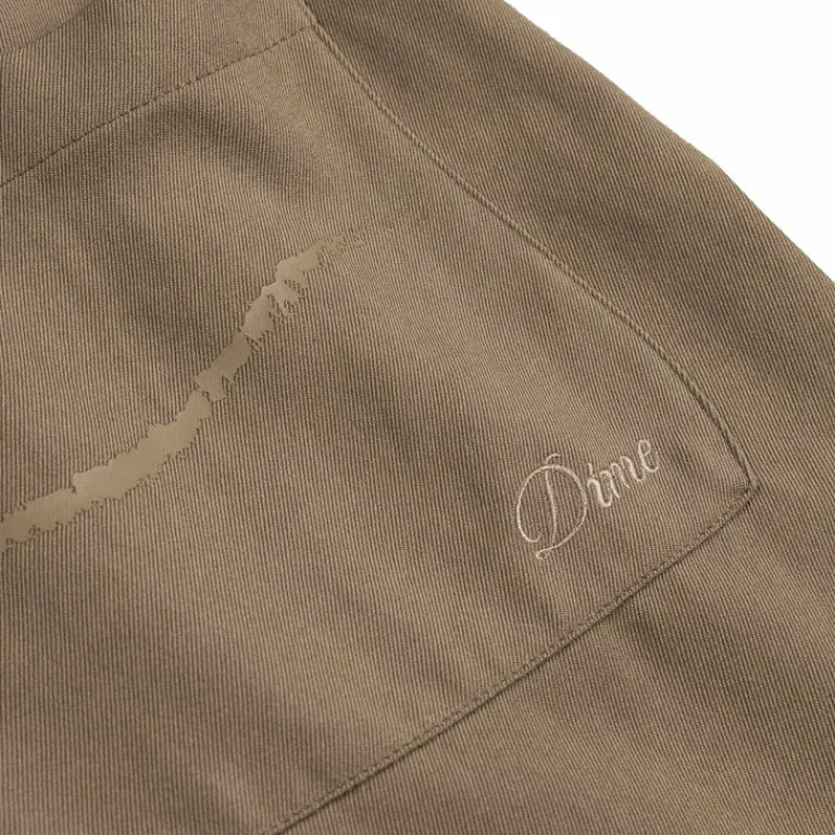 Dime Pantalons*Pleated Twill Pants Camel