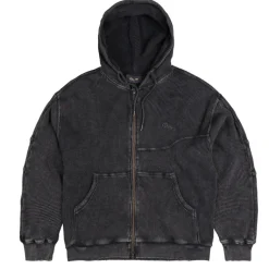 Dime Sweats À Capuche*Premium Waffle Zip Hoodie Faded Black