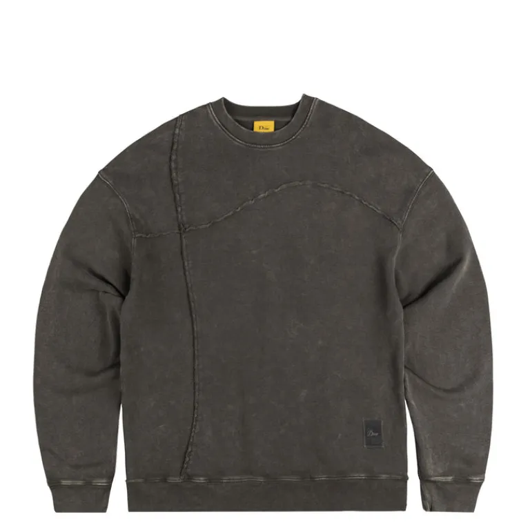 Dime Pullover*Reverse Stitch Crewneck Charcoal Washed