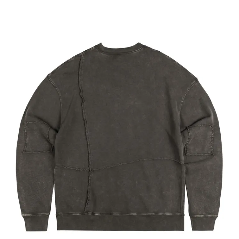 Dime Pullover*Reverse Stitch Crewneck Charcoal Washed