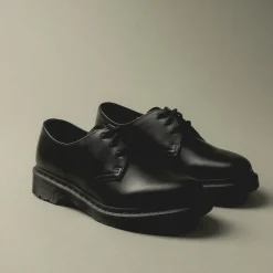 Dr. Martens Sneakers En Cuir*1461 *Mono* Black Smooth