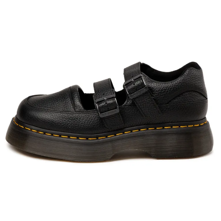 Dr. Martens Sneakers À Plateforme|Sneakers En Cuir*Buzz Mary Jane Black