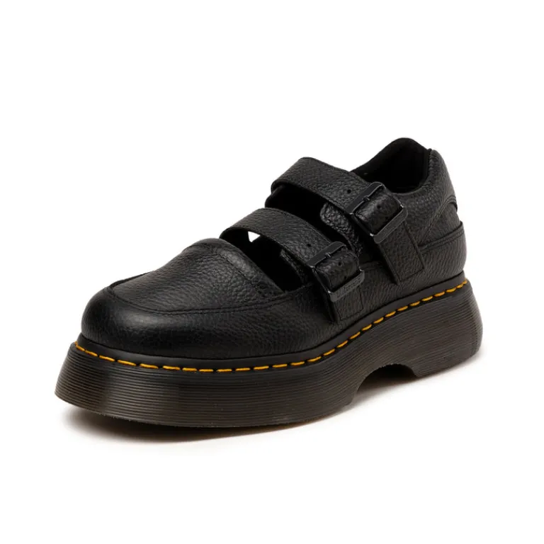 Dr. Martens Sneakers À Plateforme|Sneakers En Cuir*Buzz Mary Jane Black