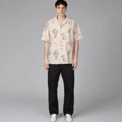 Drole de Monsieur Chemises*La Chemise Brodée Country Club Ecru