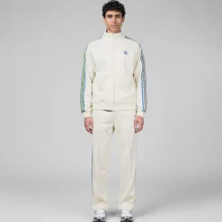 Drole de Monsieur Pullover*La Track Jacket Tresse Off White