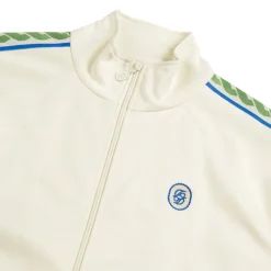 Drole de Monsieur Pullover*La Track Jacket Tresse Off White