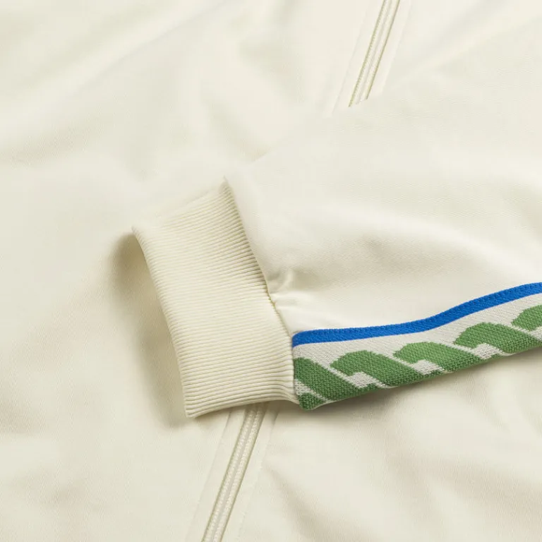 Drole de Monsieur Pullover*La Track Jacket Tresse Off White