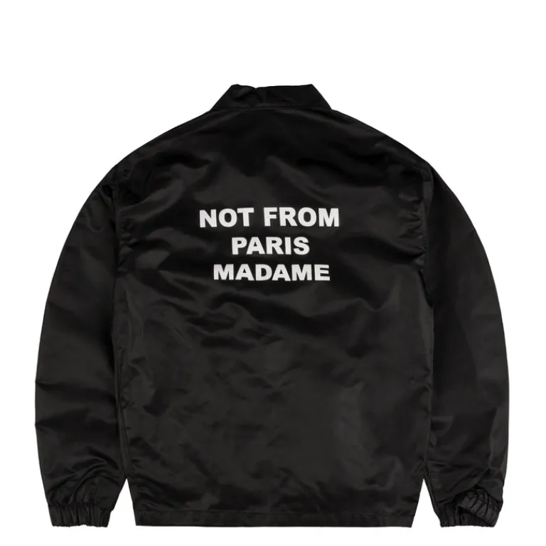 Drole de Monsieur Gilets*La Veste Slogan Black