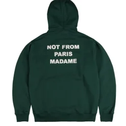 Drole de Monsieur Sweats À Capuche*Le Hoodie Slogan Dark Green